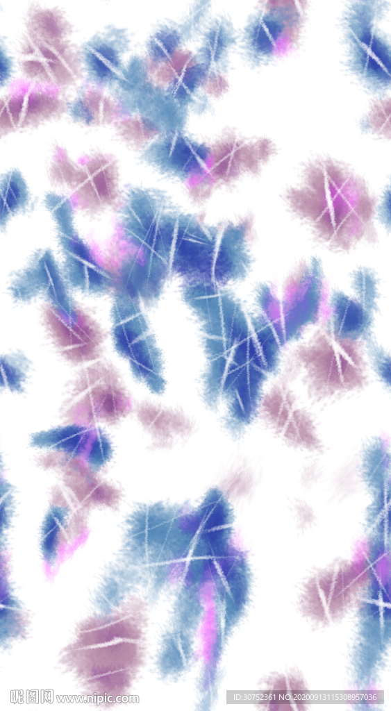 扎染 彩图 手绘