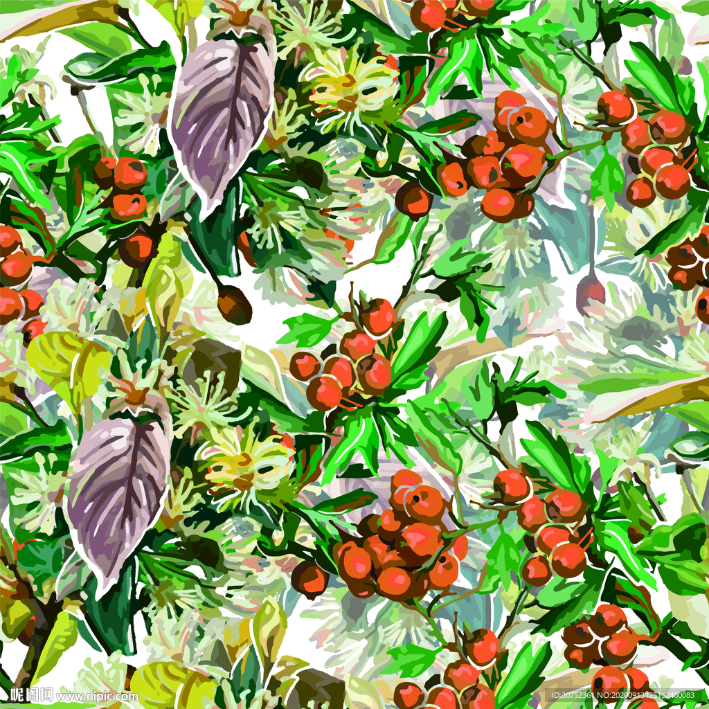 扎染 彩图 手绘