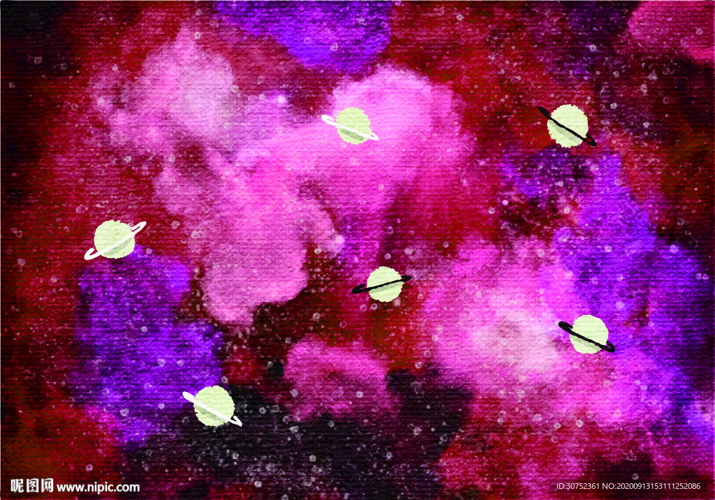 扎染 彩图 手绘 云彩