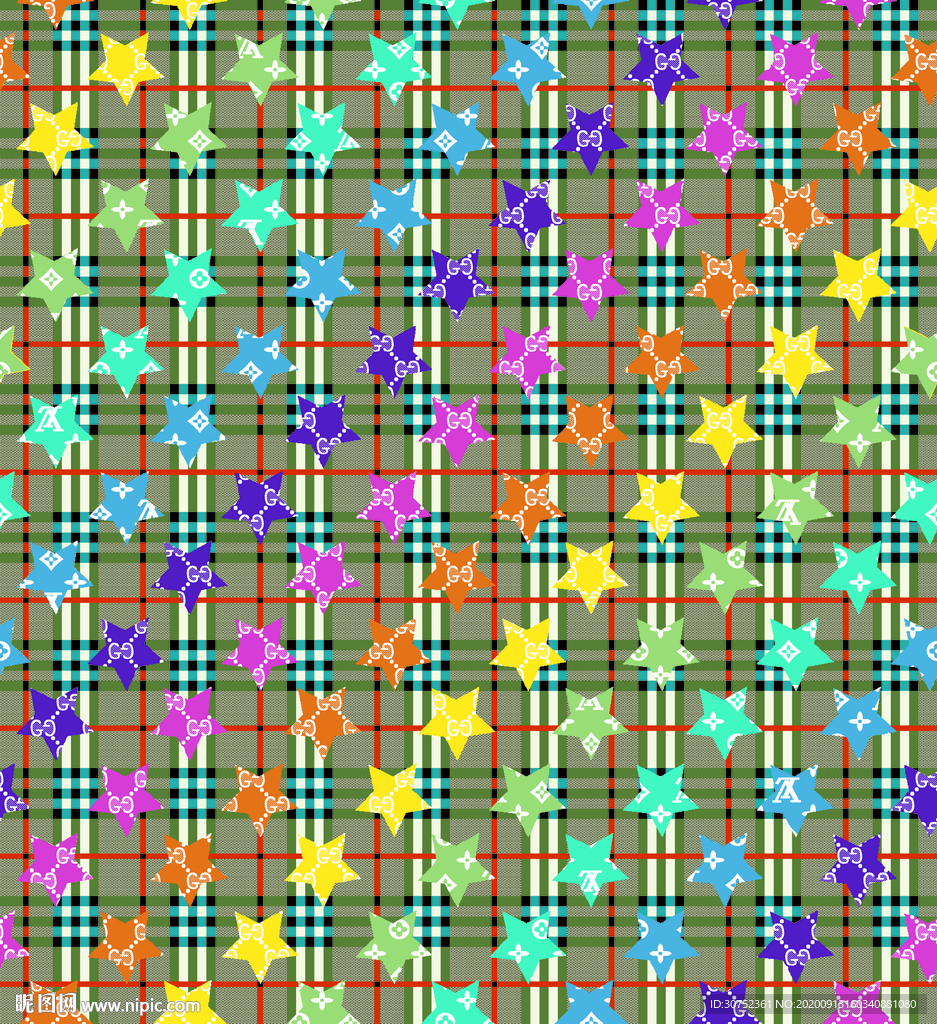 扎染 彩图 手绘