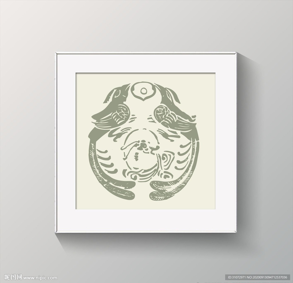 古代花鸟图案装饰