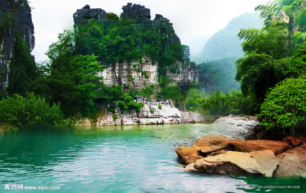 山水风景画 美丽风景