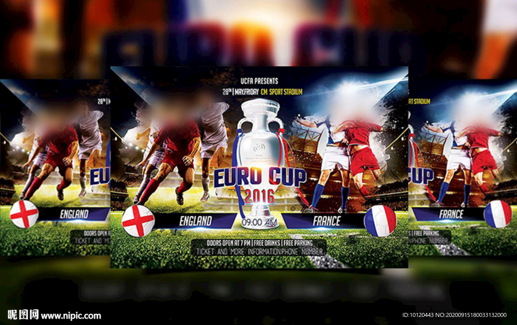 运动比赛炫酷海报模板5