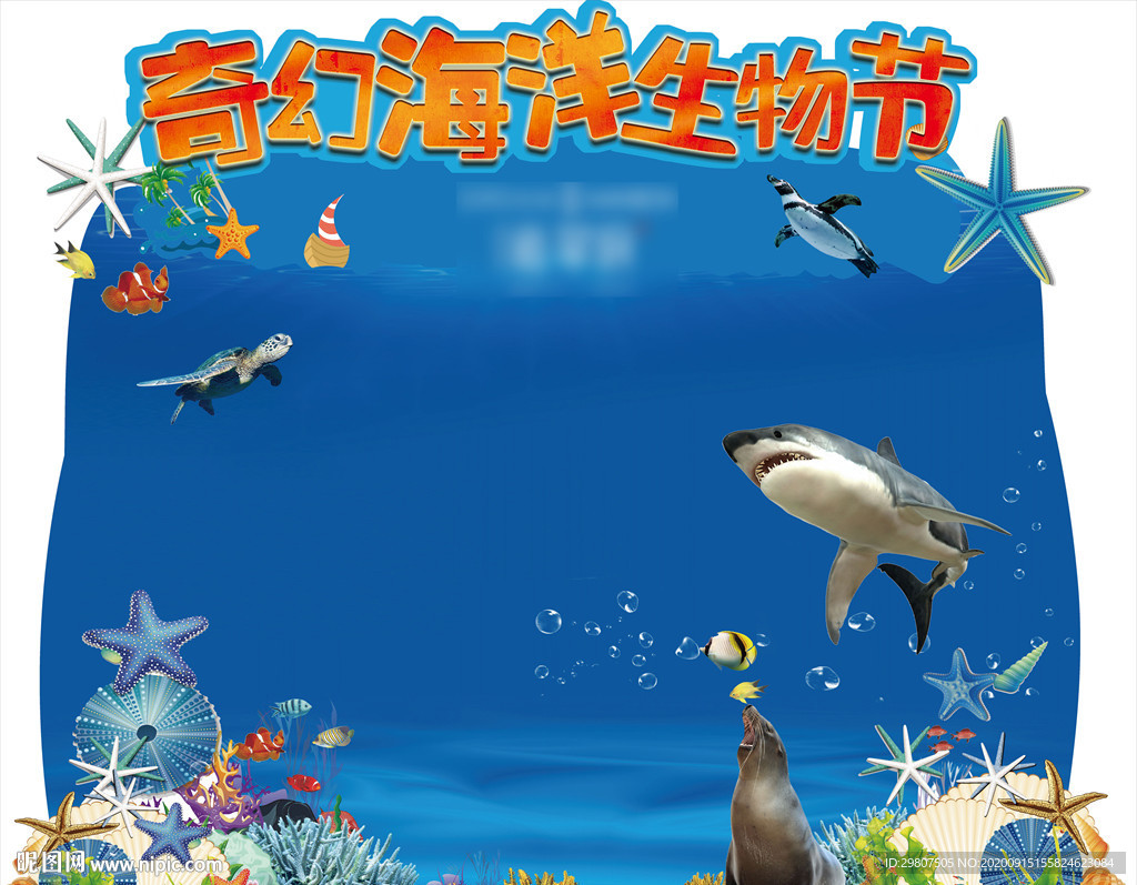 海洋节 背景板