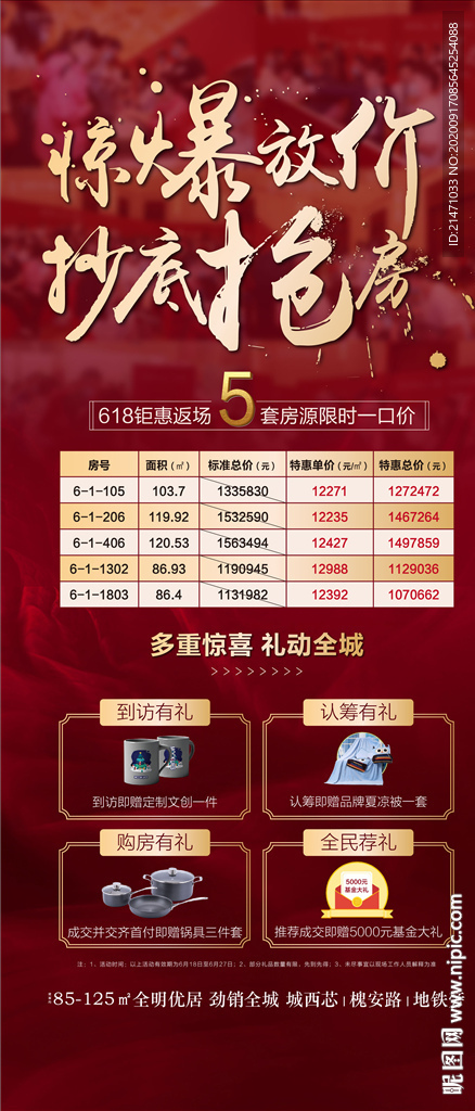 地产特价房热销火爆现场