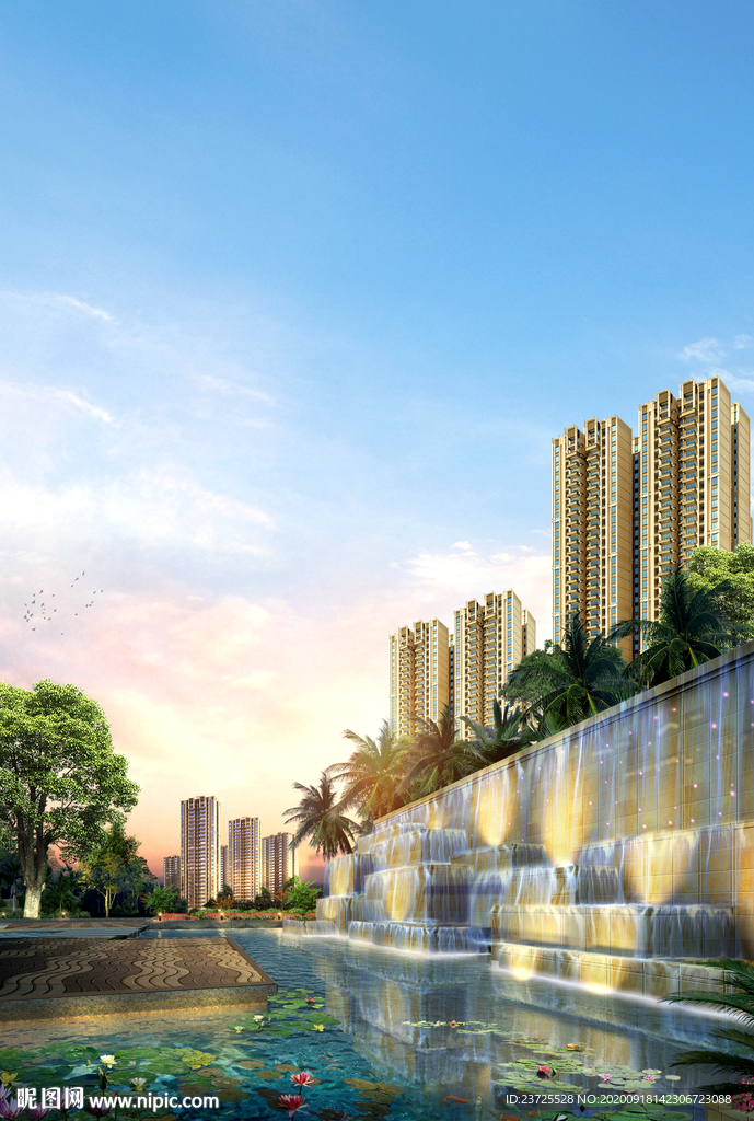 地产园林效果图