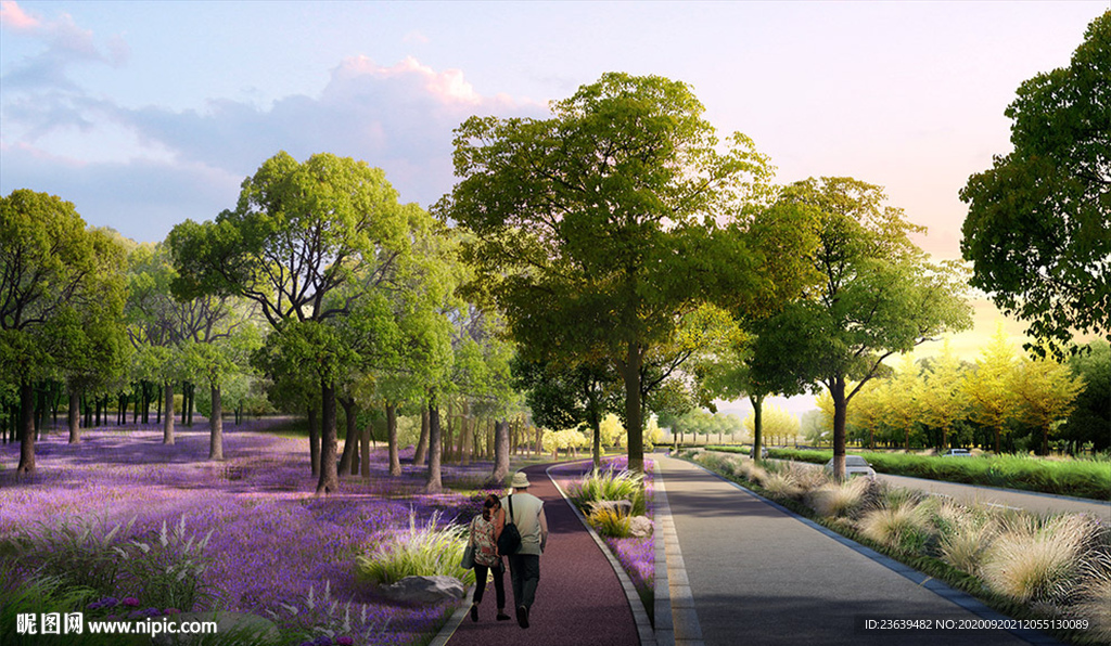 市政道路改造景观效果图