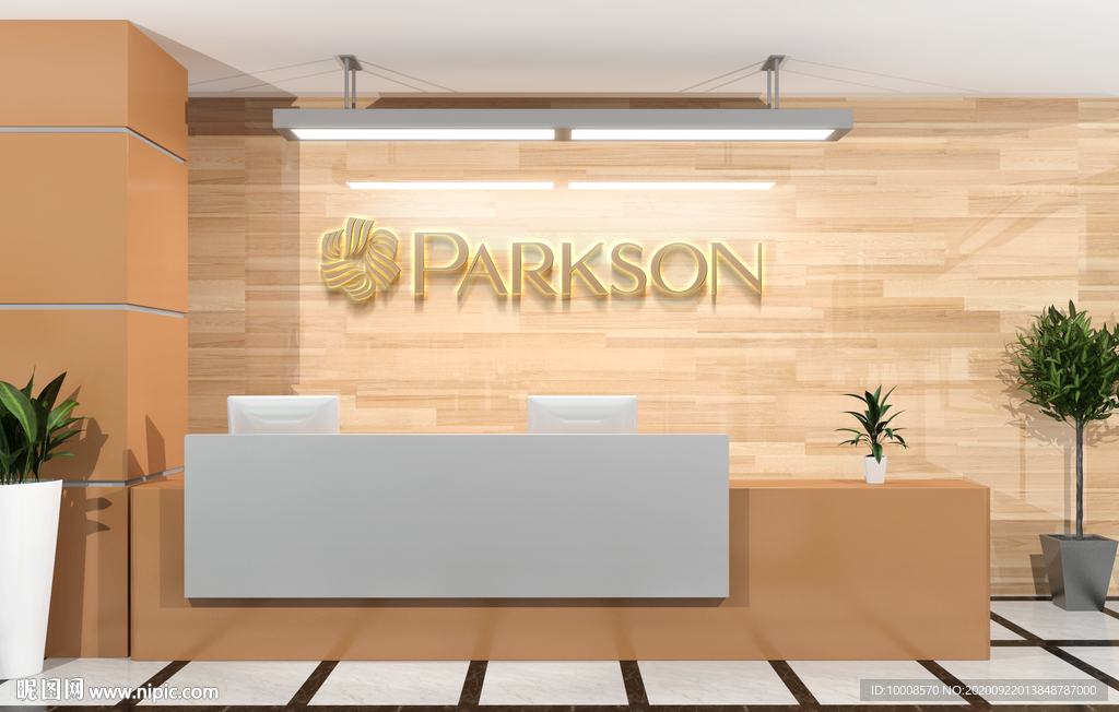 形象墙样机  LOGO样机