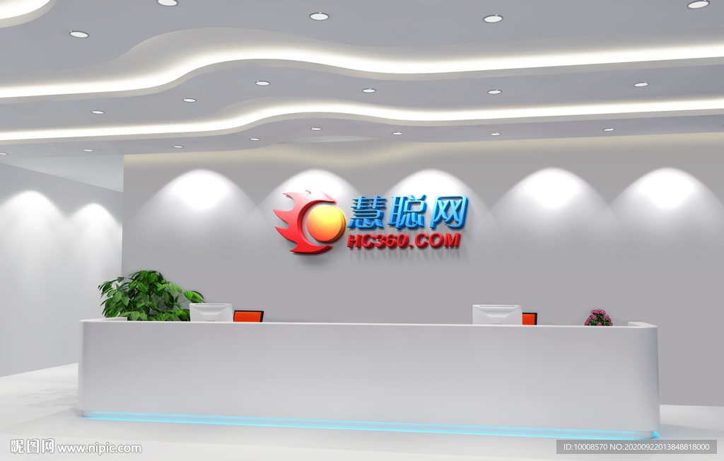 形象墙样机 LOGO样机