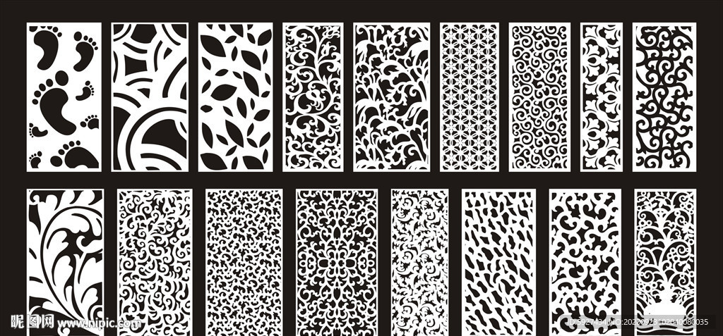 欧式镂空隔断雕花