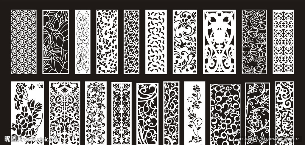 欧式镂空隔断雕花