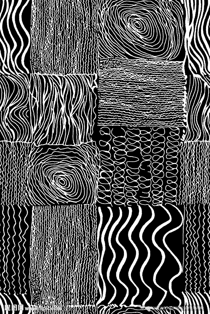 数码印花 大牌花 复古底纹