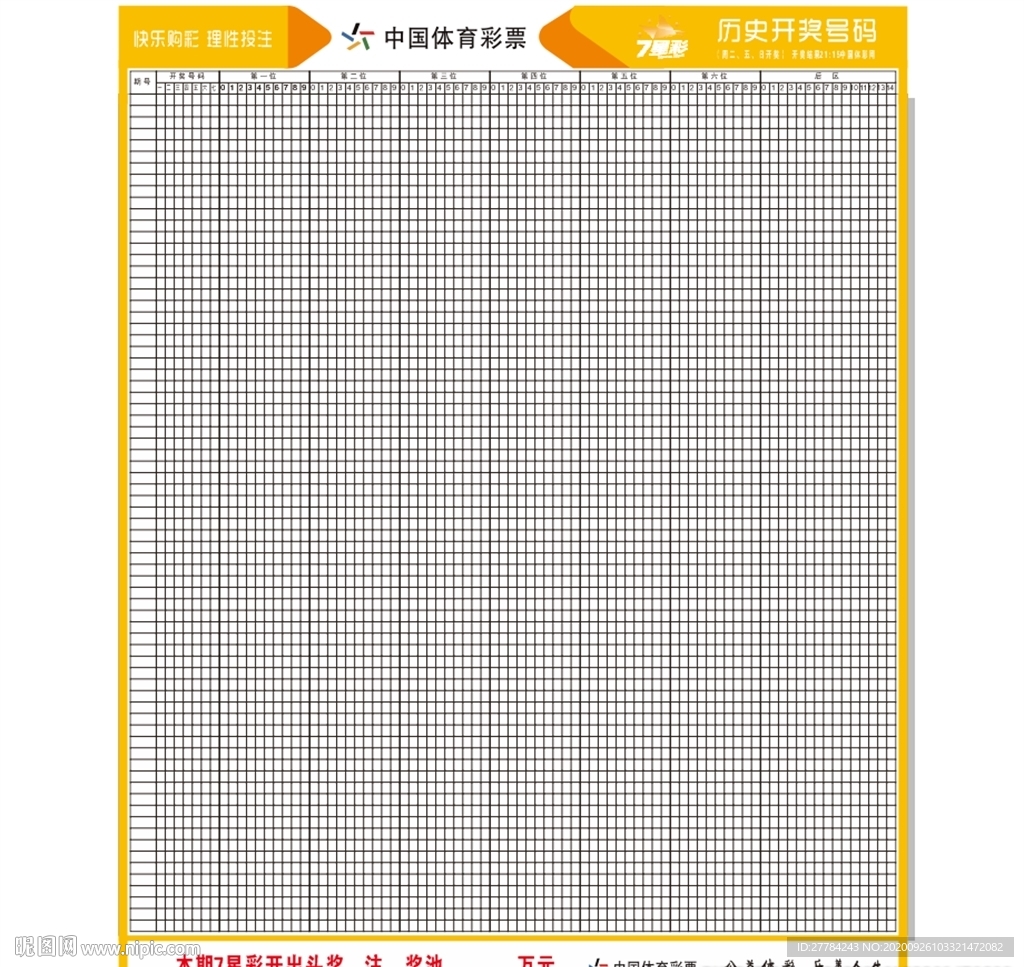 2020年新款七星彩走势图