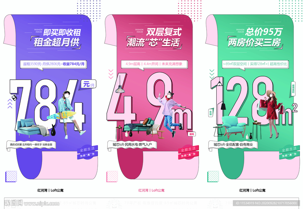 地产时尚公寓loft系列价值点