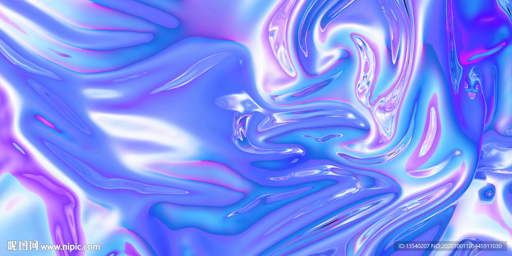 粉色炫彩抽象流体渐变背景