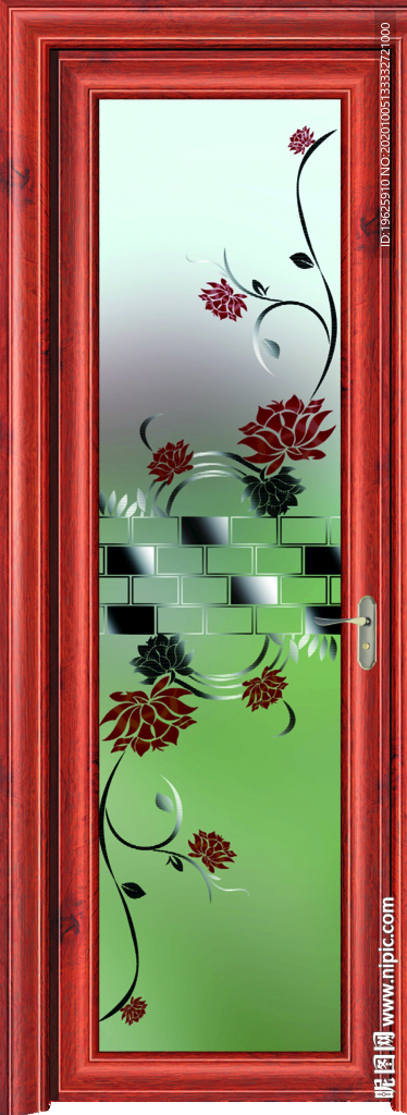 PU红花梨  门框分层