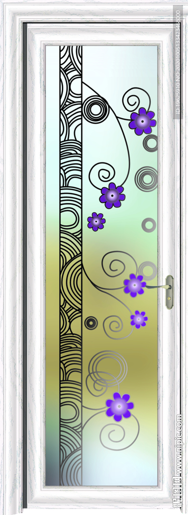 白木纹  门框分层  平开门