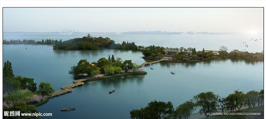 滨湖湿地公园 效果图