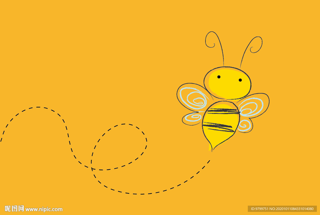 卡通小蜜蜂