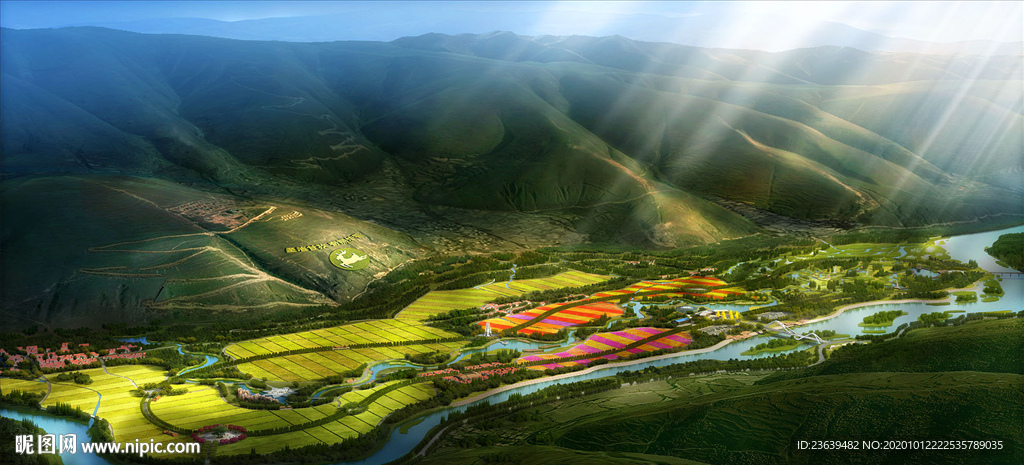 山地景区旅游规划设计 效果图