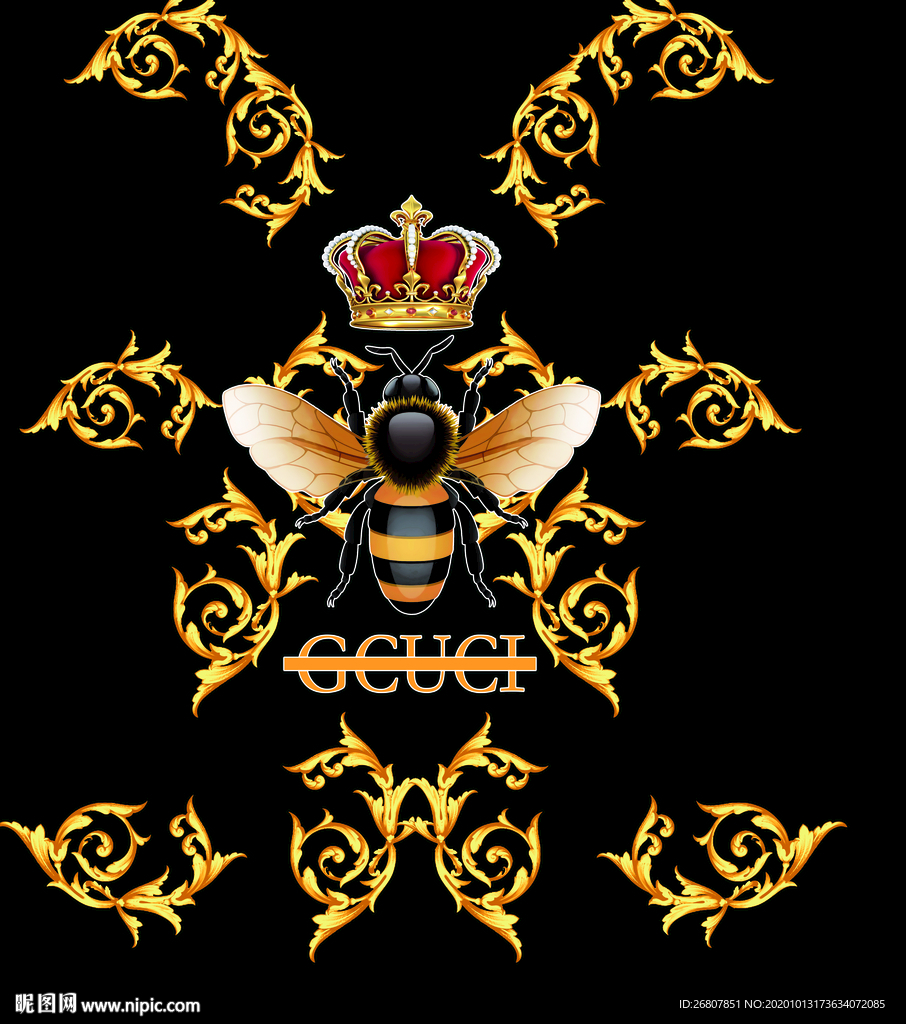 蜜蜂 皇冠 潮牌