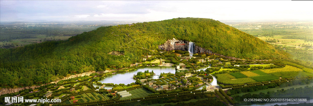 生态公园旅游开发规划效果图