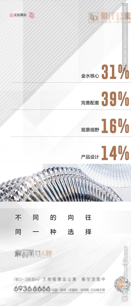 地产价值点海报