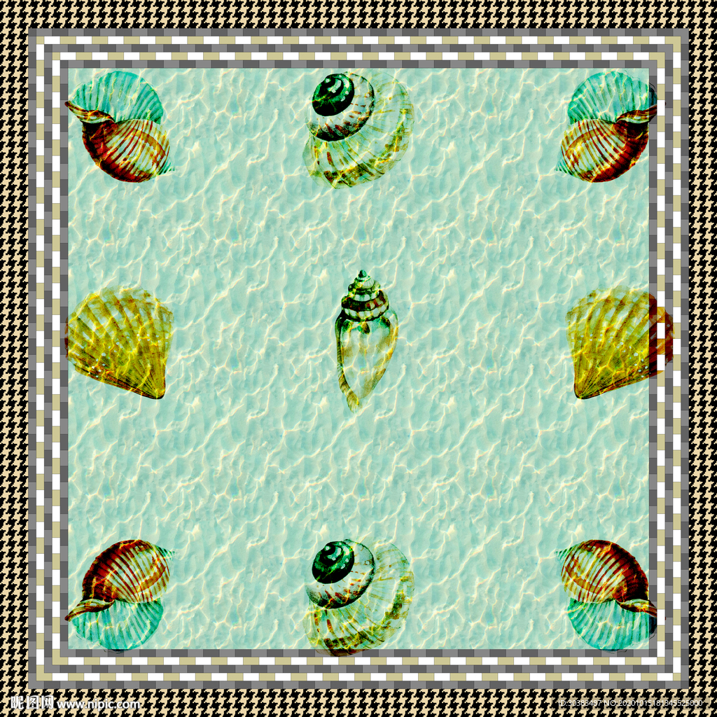 方巾海螺大牌分层