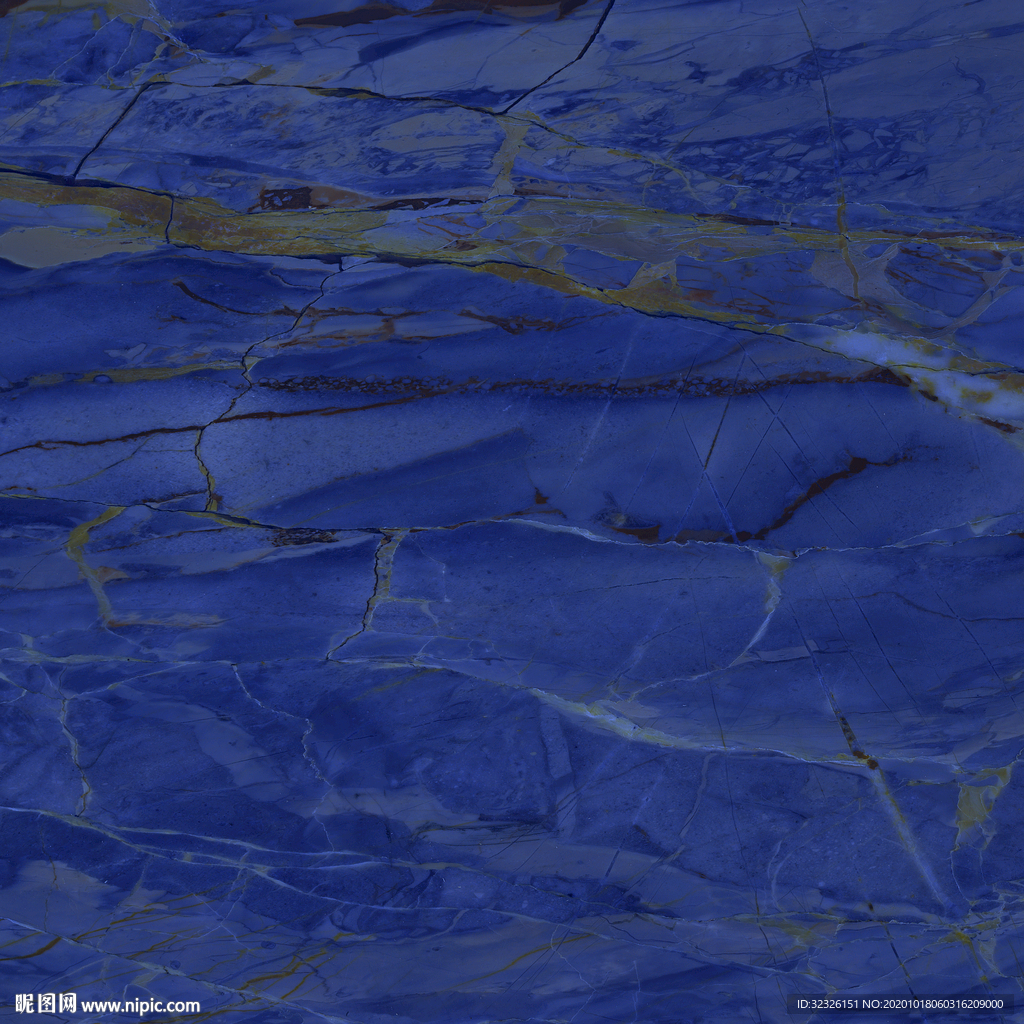 蓝色石纹新大理石 TIF合层
