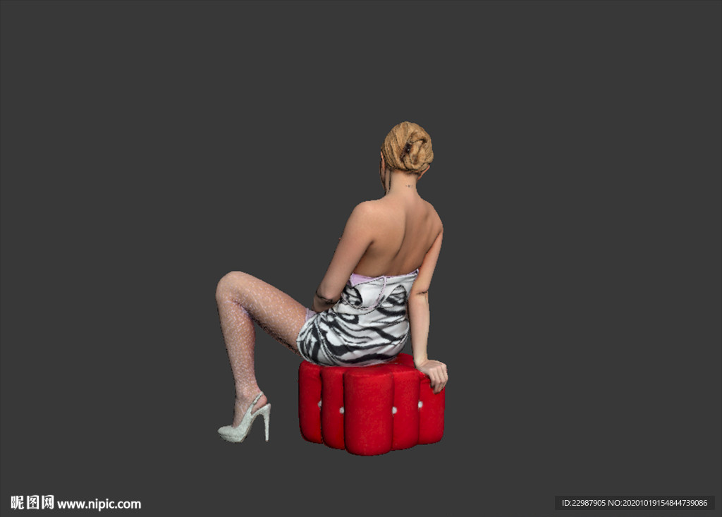 人物模型  女人