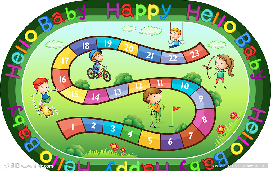 早教中心大型可爱卡通地毯