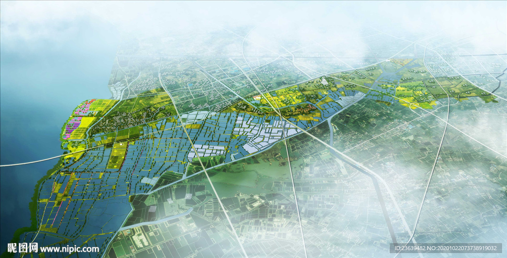 现代农业园规划设计效果图