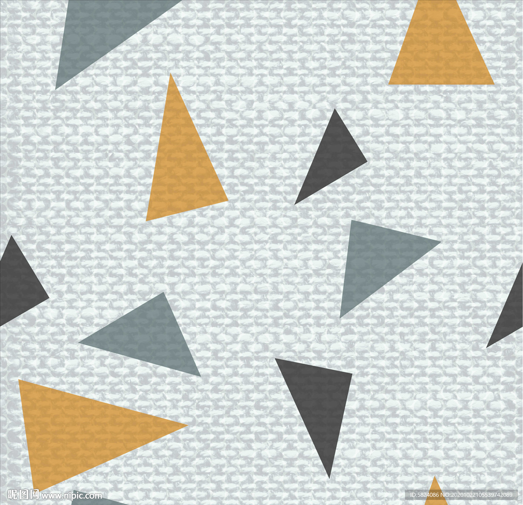 北欧风墙纸花纹设计