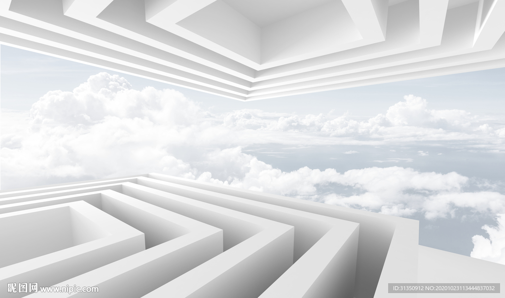 3D立体空间背景