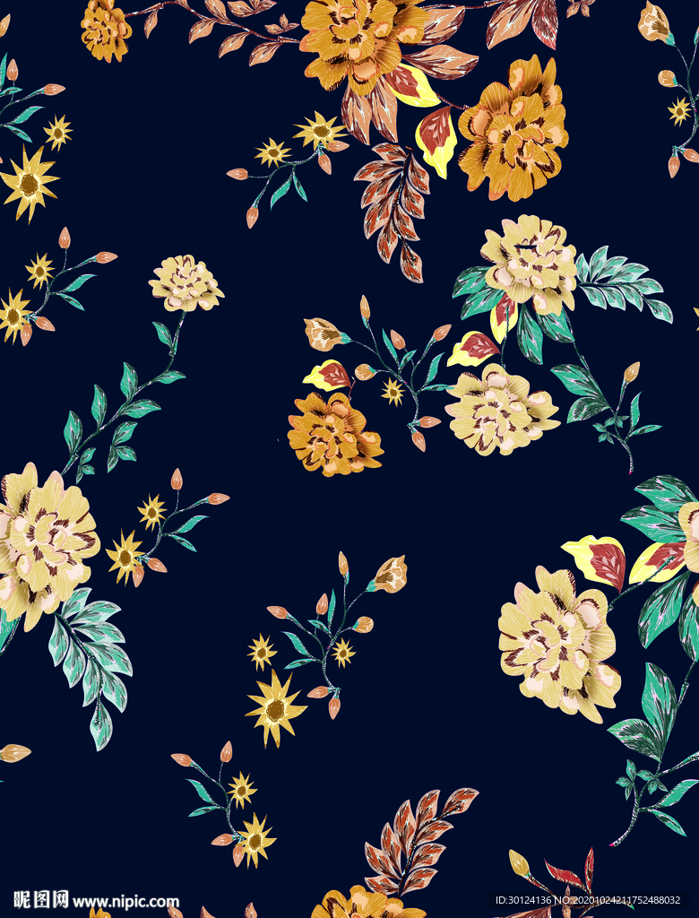 方巾 大牌 数码印花 链条 豹