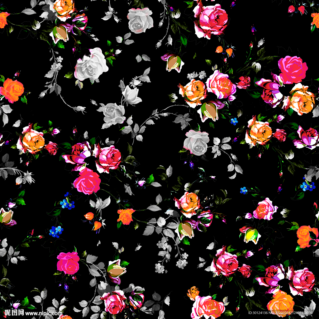 方巾 大牌 数码印花 链条 豹