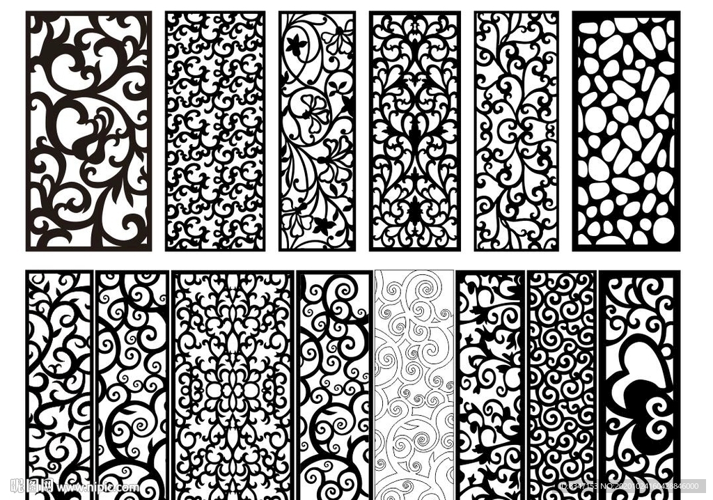 花格 窗花 镂空花纹 屏风 镂