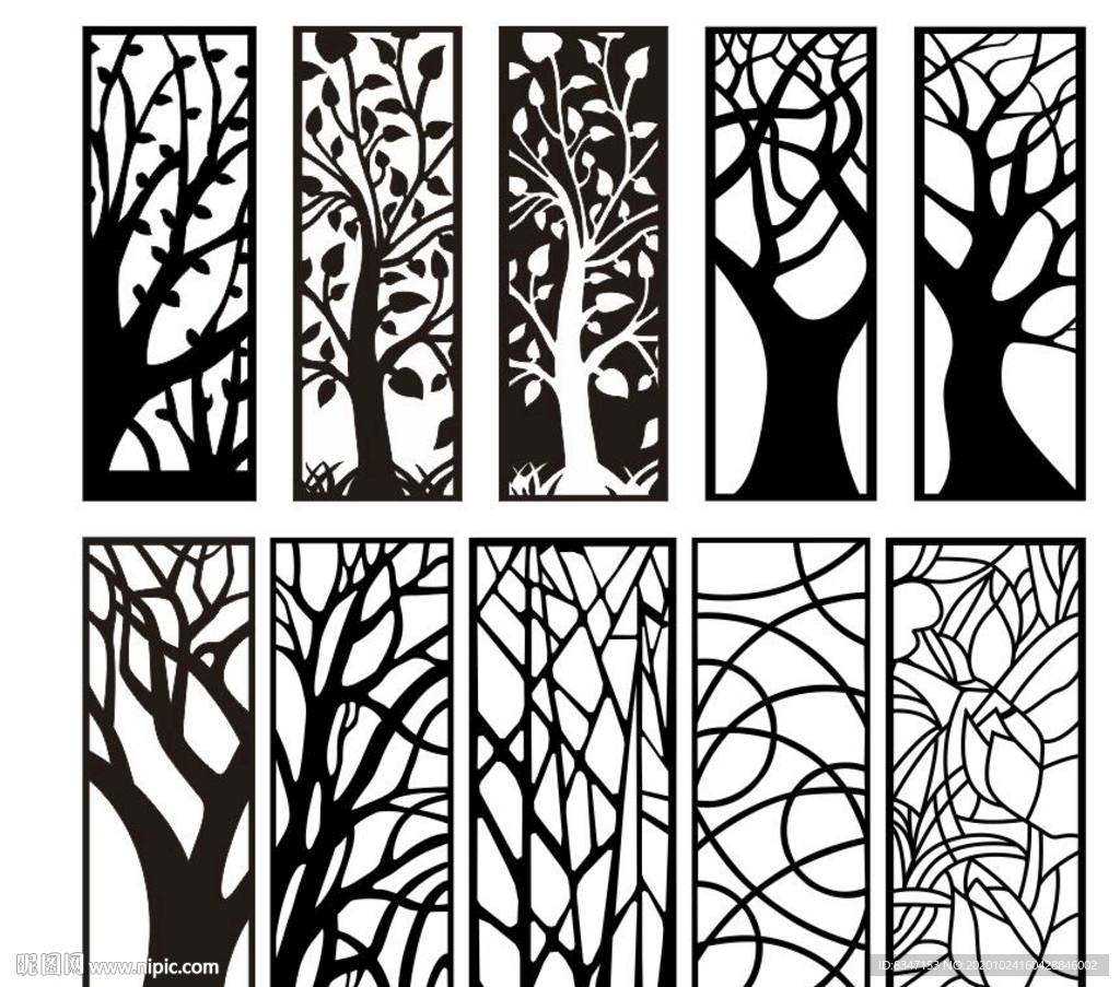 花格 窗花 镂空花纹 屏风 镂