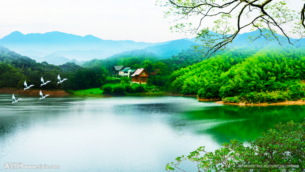 山水风景画 风景如画