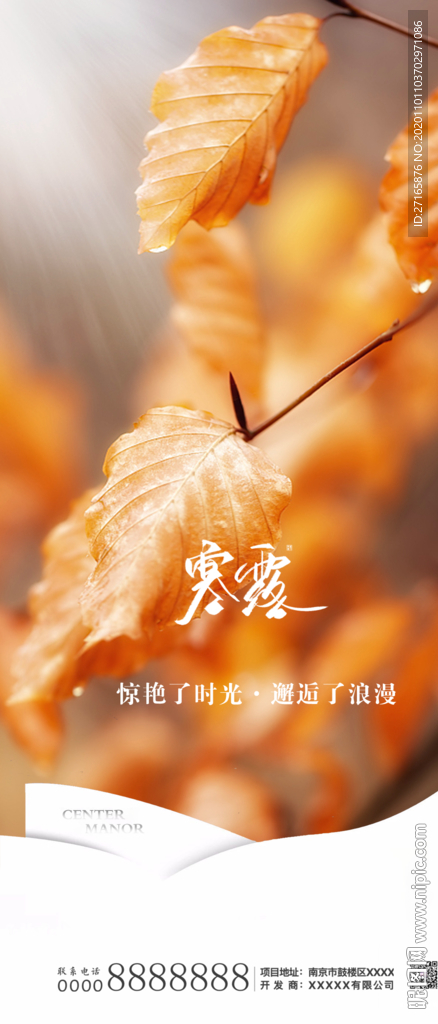 24节气地产海报