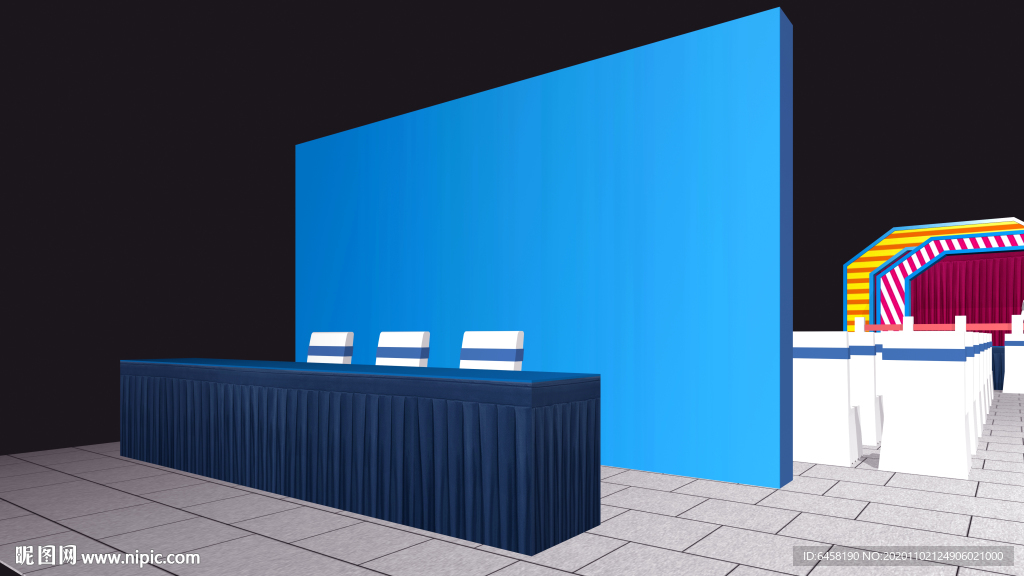 活动布置3D效果图