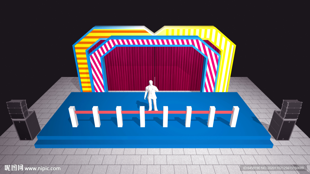 活动布置舞台效果图