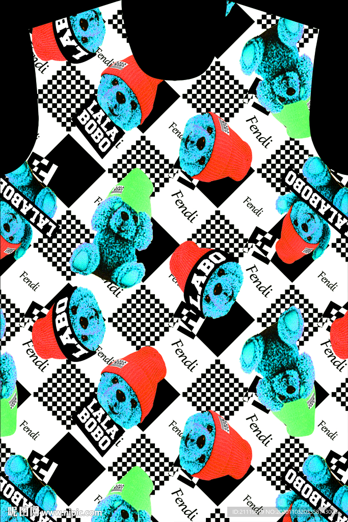 大牌男装 熊 定位 无缝衔接