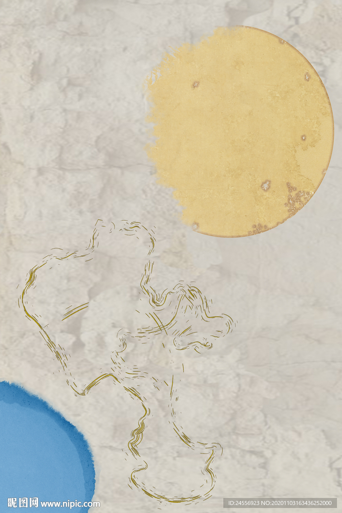 北欧抽象装饰画无框画