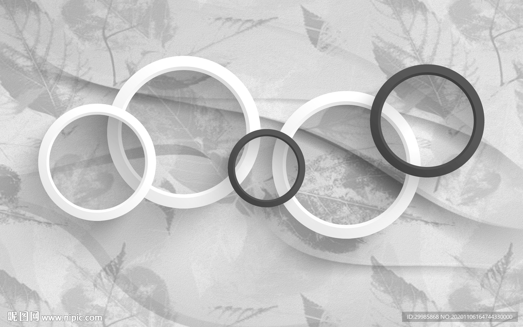 灰色欧式装饰画 TIF分层