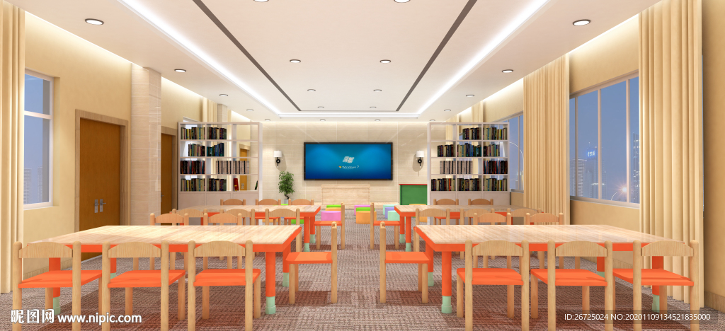 月子会所育婴室设计案例效果图