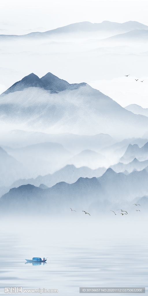 新款玄关山水 TIF分层