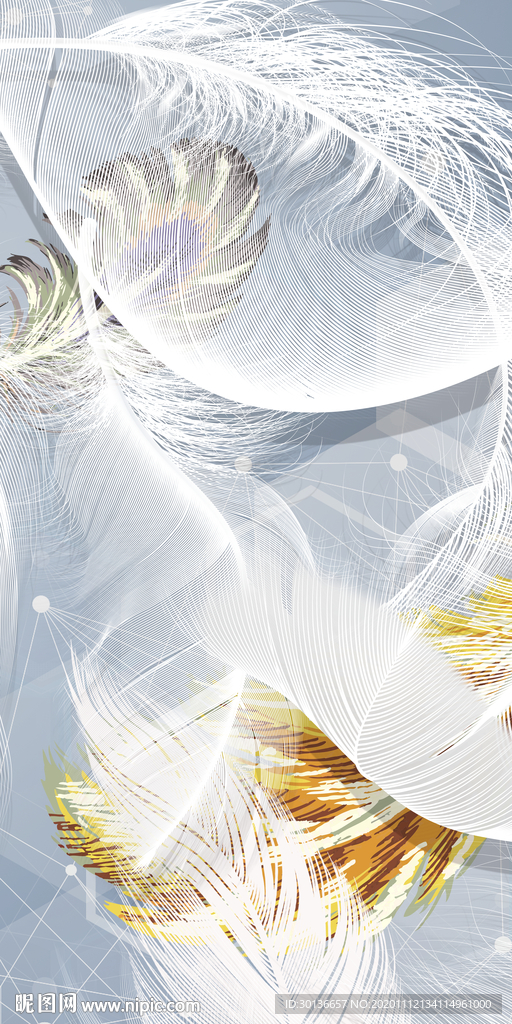 简约欧式新玄关画 tif分层