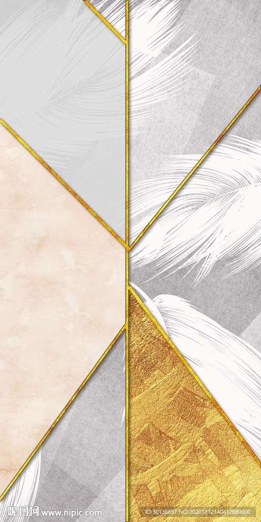 欧式新款玄关画 tif分层