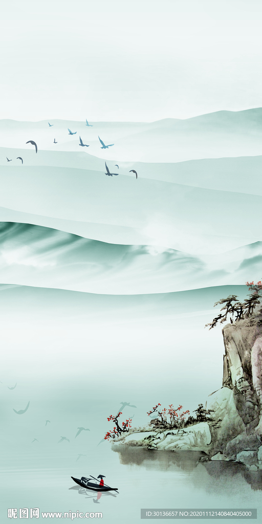 爆款大气玄关画 tif分层